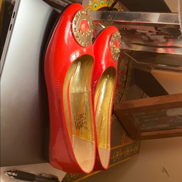 Christian Audiger brand new red loafers.  Size 6. - Picture 3 of 5